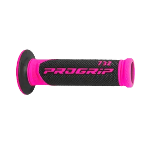 Puño de Ruta para Moto 732 Progrip Fluorescente Doble Densidad